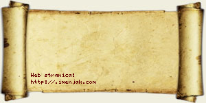 Rafailo Mandić vizit kartica